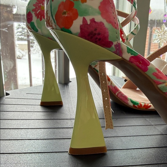 Betsy Johnson Floral Strappy Sandals - Picture 7 of 10